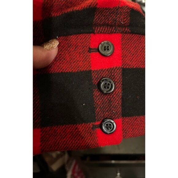 VS PINK buffalo Plaid Peacoat jacket - Picture 3 of 8